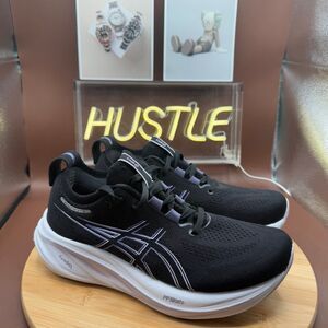 GEL-NIMBUS 26 Black/Dusty Purple | Women's Running Shoes Sz 8.5